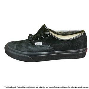 VANS AUTHENTIC PIG SUEDE BLACK WOMEN SNEAKERS